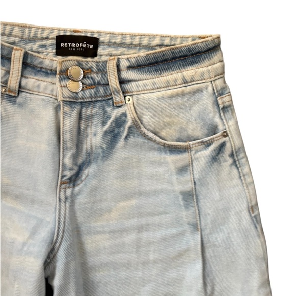 Retrofête Lorena Wide Leg Jean Light Blue Size 23/Waist 26.5